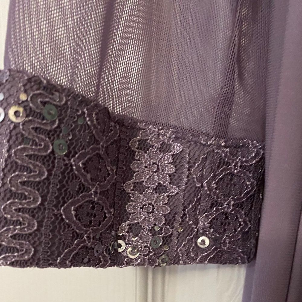 Mauve cocktail dress